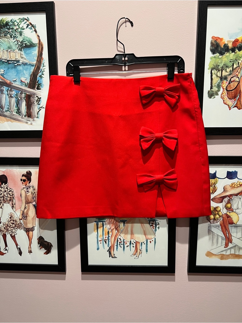 Hyacinth House Bow Mini Skirt